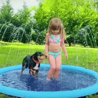 Summer Hot Sale🔥Non-Slip Splash Pad for Kids and Dog