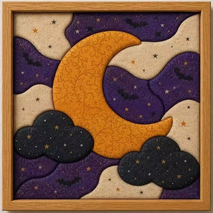 Kinusaiga No Sew Halloween Fabric Art Kit
