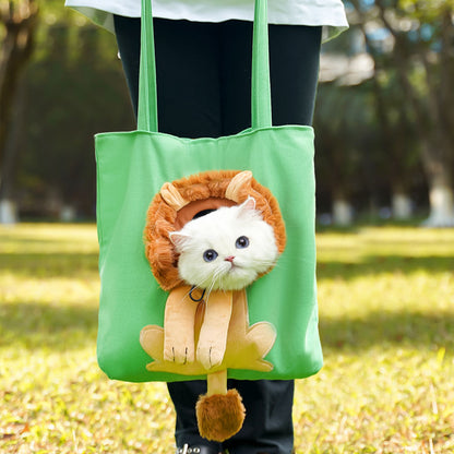 Cute Cartoon Costume Pet Carrier Tote Bag