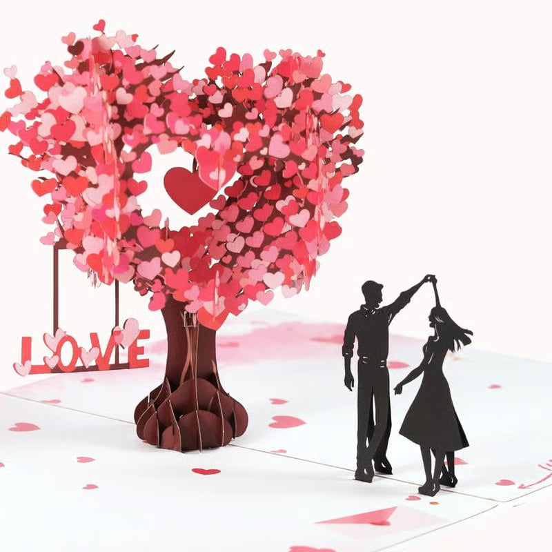 💞3D Pop-Up Anniversary & Valentine's Day Card
