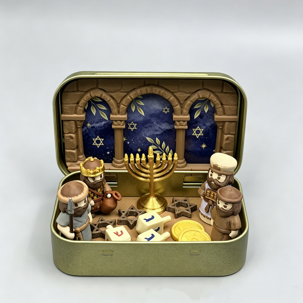 🎁Mini Christmas Nativity Box
