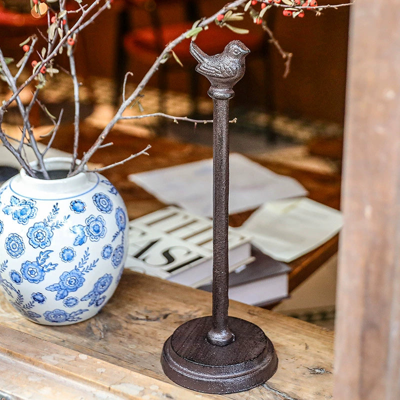 Vintage Cast Iron Paper Towel Holder
