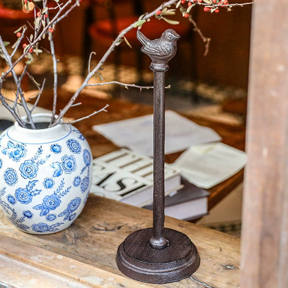 Vintage Cast Iron Paper Towel Holder