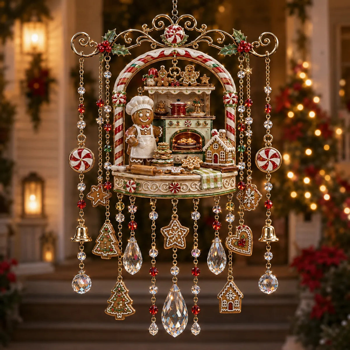 Christmas Wind Chime Suncatcher