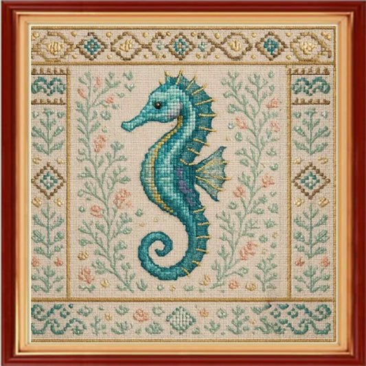 Paradise Cross Stitch Kit-Ocean Animals 🌊