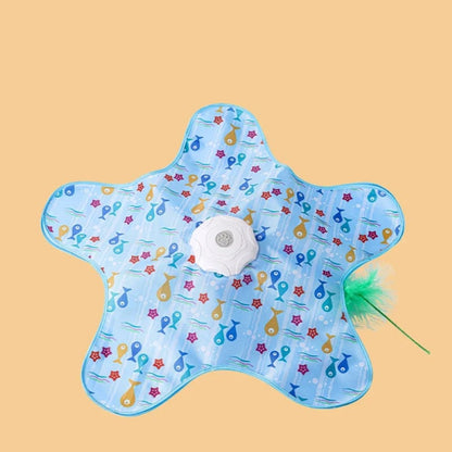 Interactive Hide & Seek Cat Toy With Moving Feather