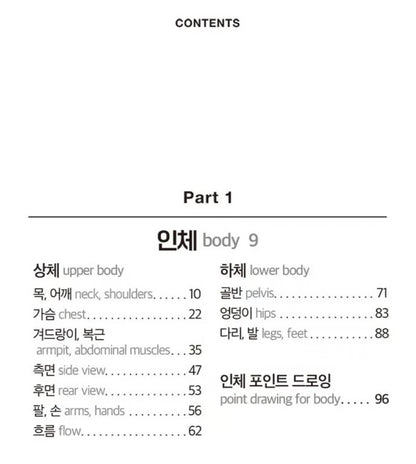 Secret Character Drawing + Point Character Drawing Set | Korean with English📚