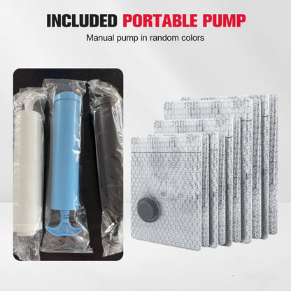 🔥 Travel Vacuum Storage Bags & Portable Pump Set