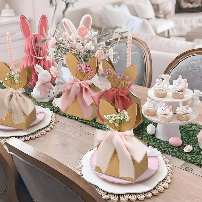 🐰Boho Bow Goodie Bags for Egg Hunts