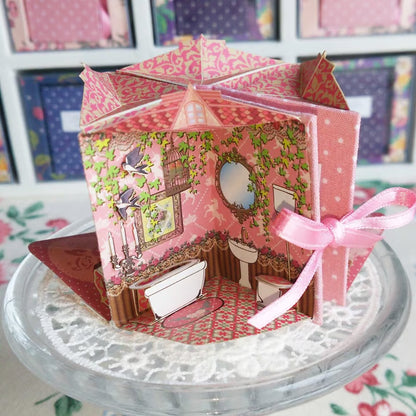 🎀1:12 scale tiny book houses