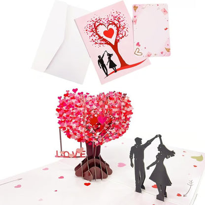 💞3D Pop-Up Anniversary & Valentine's Day Card