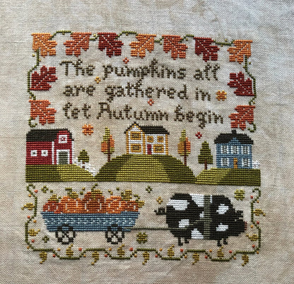 “Let Autumn Begin” Cross Stitch DIY Kit