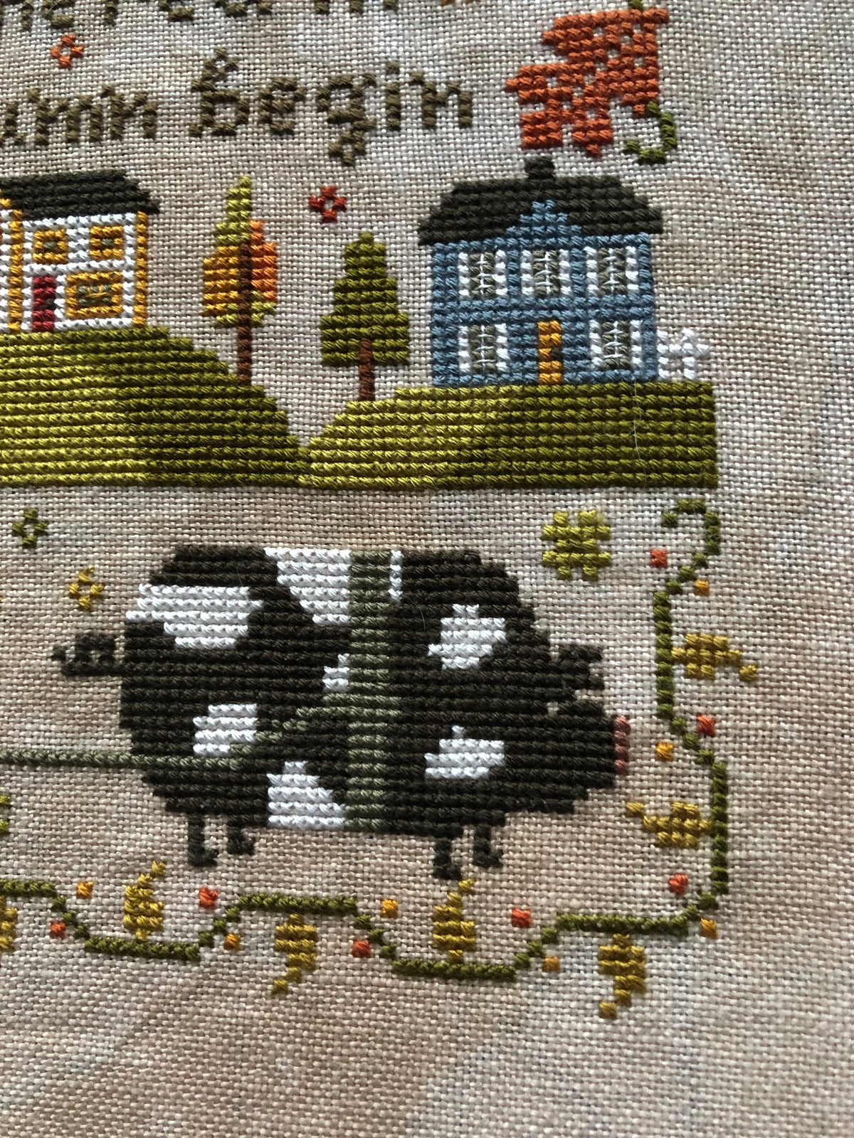 “Let Autumn Begin” Cross Stitch DIY Kit