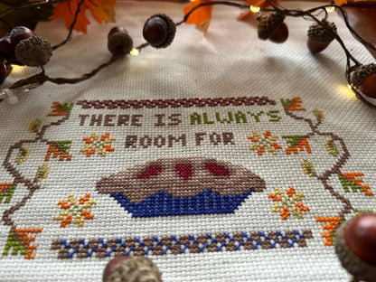 "Room for Pie" Cross Stitch DIY Kit