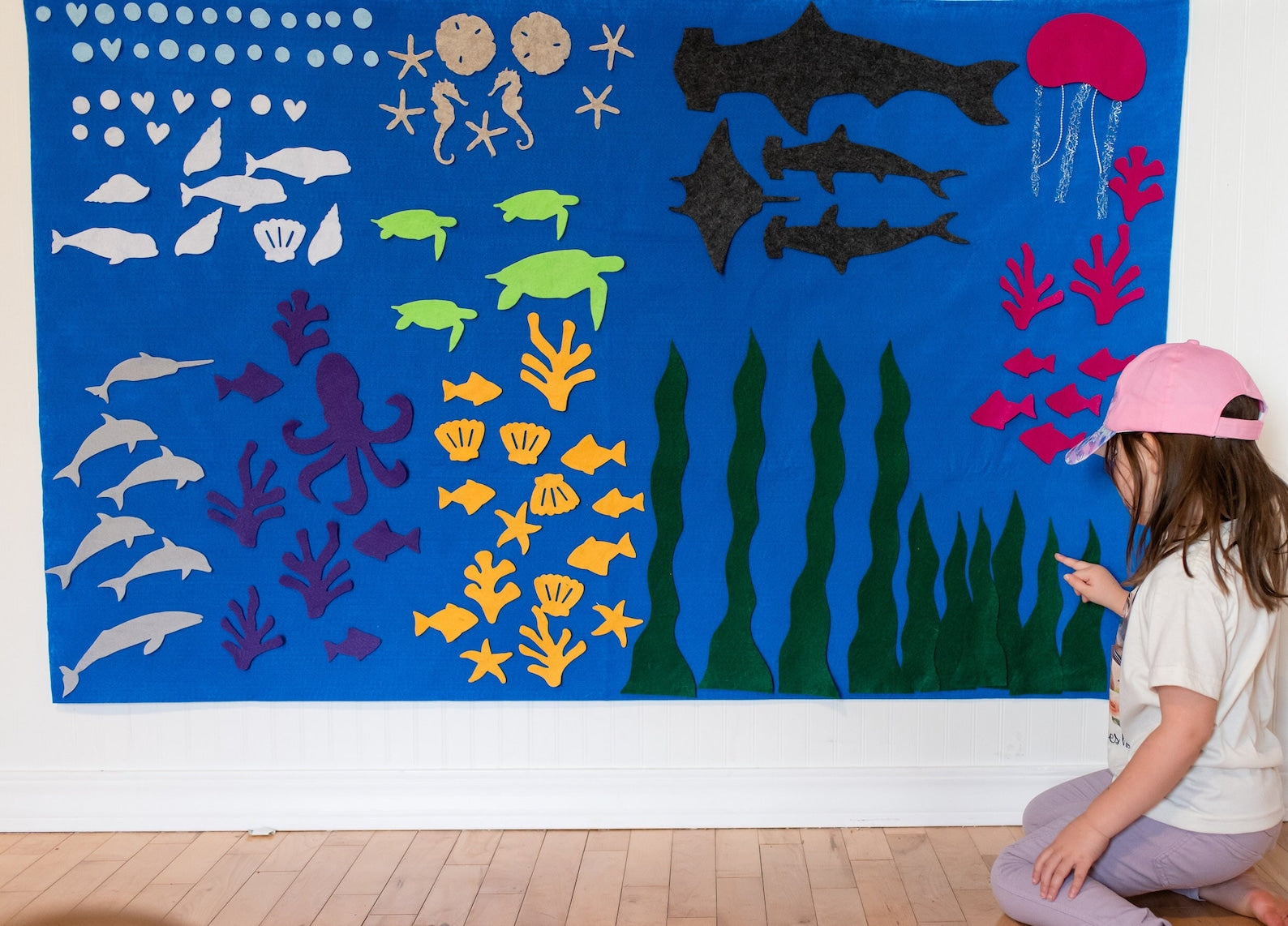 🌊Ocean Felt Wall for Kids,Montessori Educational Gift Secondary image